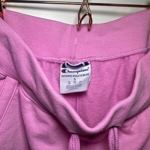 Small pink joggers from champion